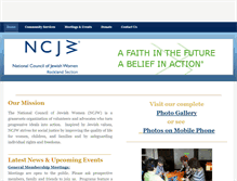 Tablet Screenshot of ncjwrockland.org
